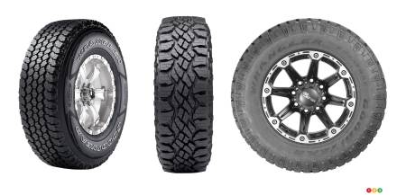 The Goodyear Wrangler tire